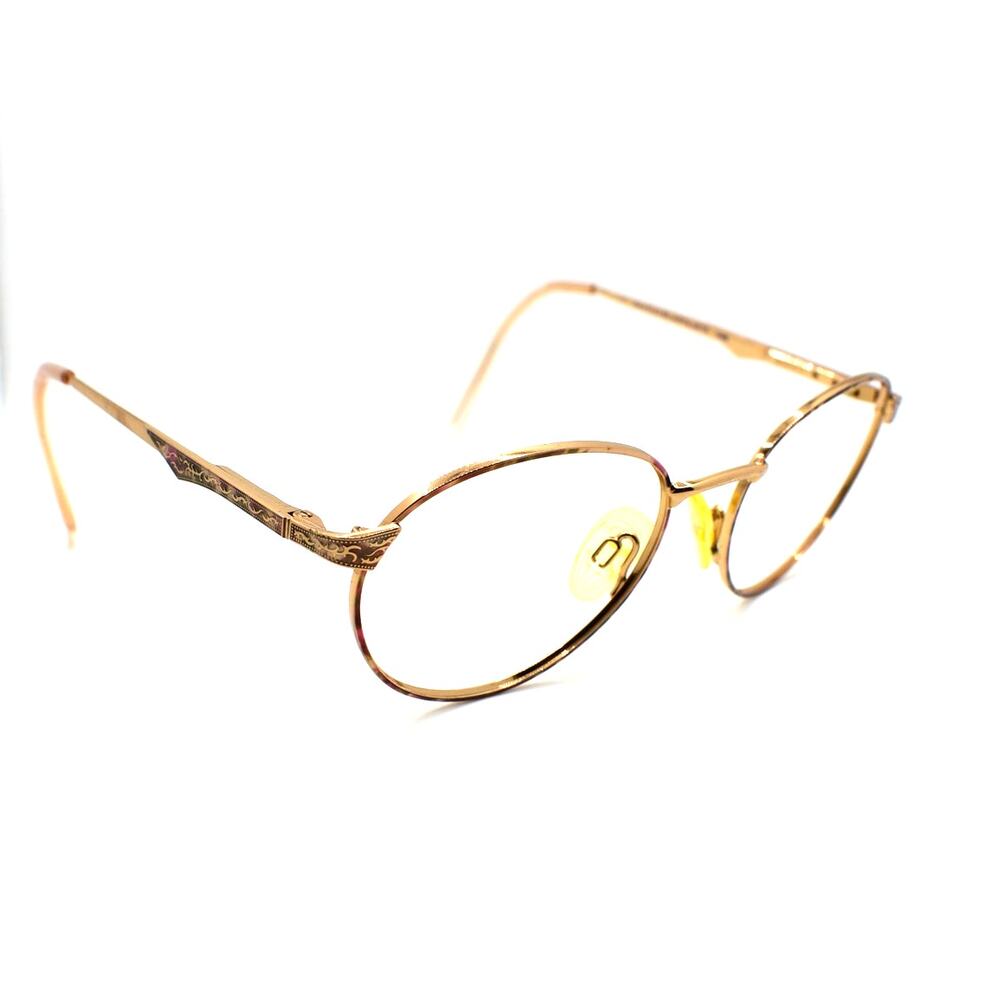 Safilo Elasta 4555 HX6 51-18-135mm Eyeglasses FRAMES ONLY - GOOD CONDITION